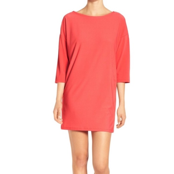 Merlot 3/4 Sleeve Dress - Picture 4 of 6